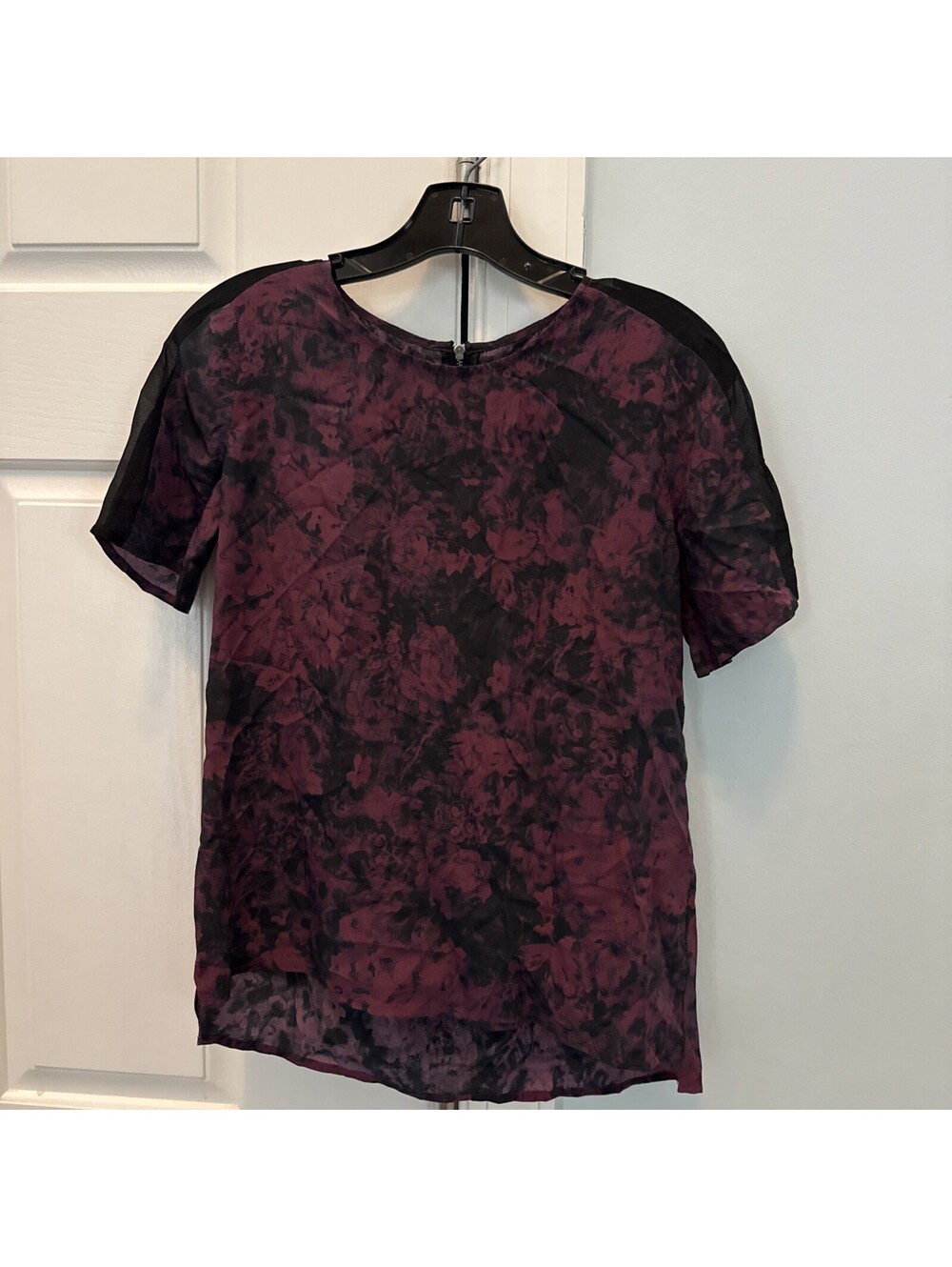 Marc New York Andrew Marc Womens Printed Blouse Size XS